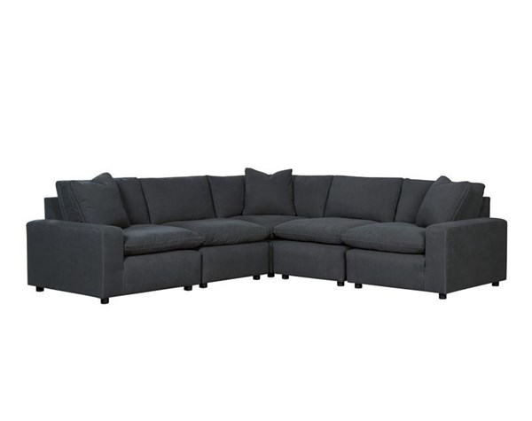 Изображение Черный модульный диван из пяти частей серии Savesto, Картинка 1