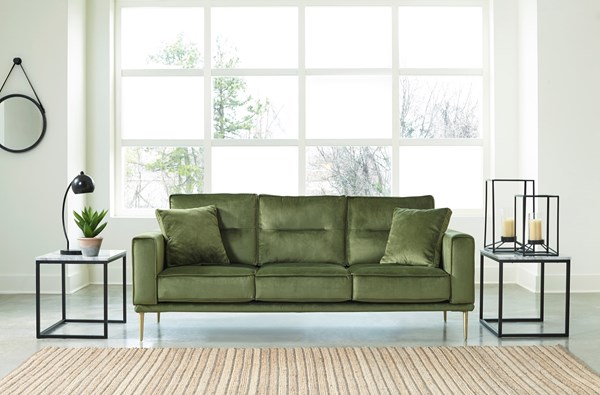Изображение Трехместный диван зеленый серии Macleary, Картинка 4