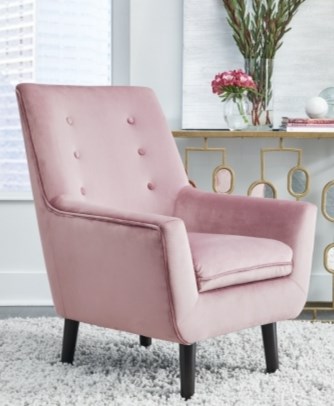 Изображение Акцентное кресло розовое серии Zossen, Картинка 2