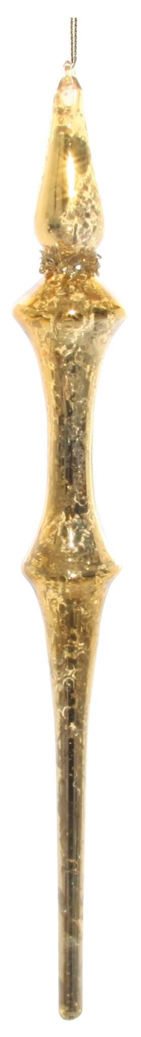 Изображение Стеклянная капля античное елочное 35см