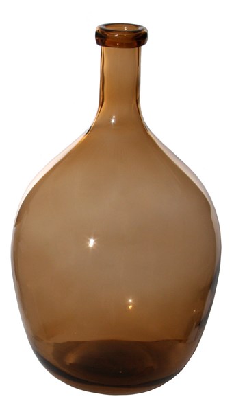 Изображение Стеклянная бутылка коричневая, 24x41 см, Картинка 1