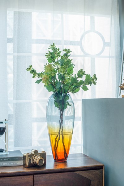 Изображение Стеклянная ваза ручной работы, Картинка 2