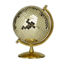Изображение Глобус настольный декор в стиле диско-шара (большой)