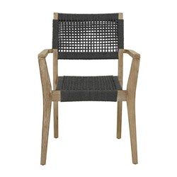 Изображение стул с подлокотниками с плетеным узором