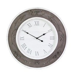 Изображение Часы круглые в серебром кольце 