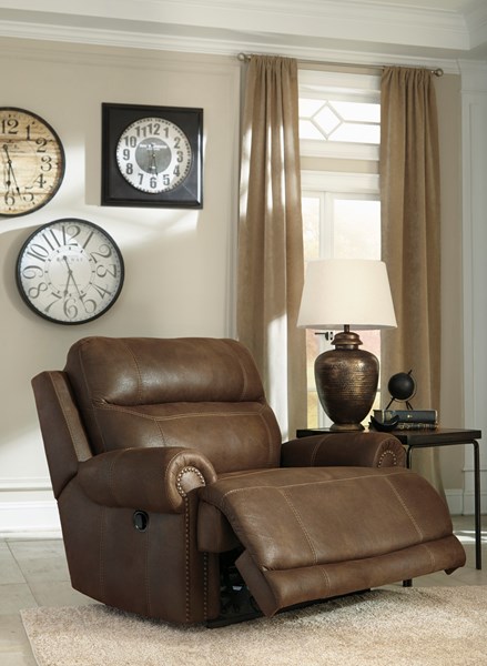 Изображение Кресло коричневого цвета с механизмом реклайнер серии Austere, Картинка 3