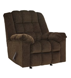 Изображение Кресло коричневого цвета с механизмом реклайнер серии Ludden
