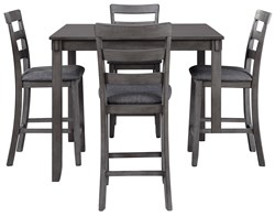Изображение Набор стол и стулья серого цвета серии Bridson
