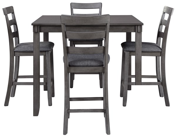 Изображение Набор стол и стулья серого цвета серии Bridson, Картинка 1