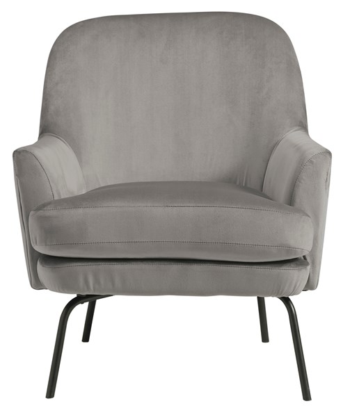 Изображение Акцентное кресло серого цвета Dericka Steel, Картинка 1